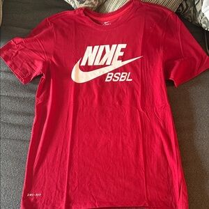 Nike Red BSBL Dri-FIT Tee